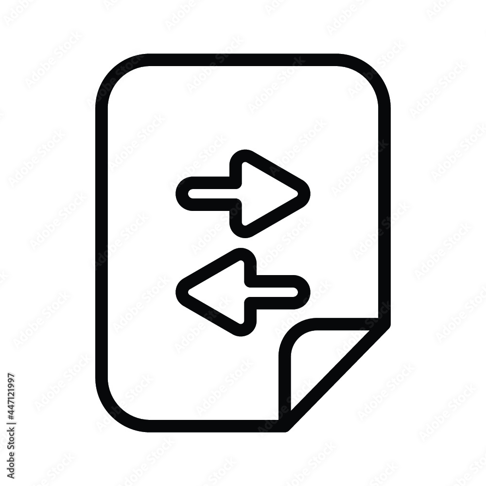 Import export file icon Import export file icon