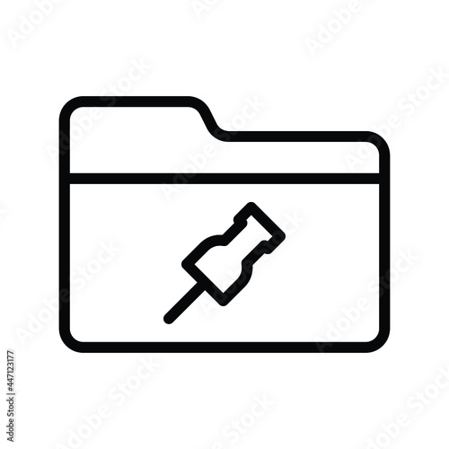 Folder attachment icon