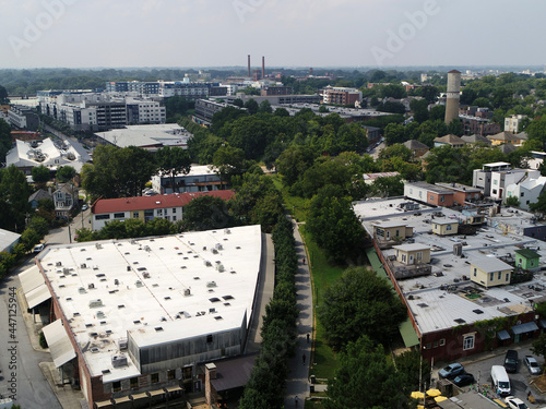 The Atlanta Beltline Area, Downtown -- AERIAL VIEW,  In July 2021  ( Photo Series) photo