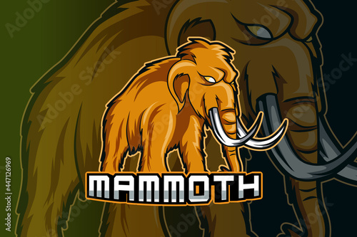 mammoth e-sports team logo template