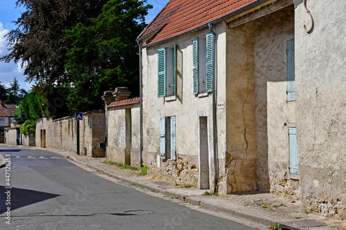 Longuesse; France - august 4 2020 : picturesque village in summer