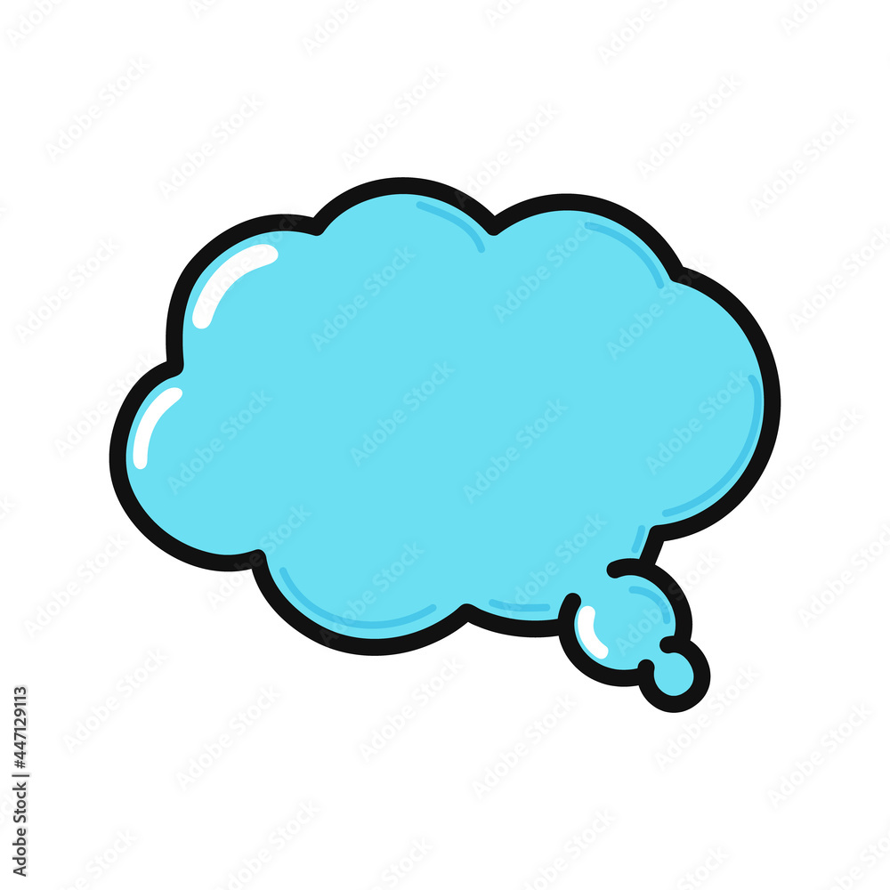Cute funny speech bubble character. Vector hand drawn cartoon kawaii character illustration icon. Isolated on white background. Speech bubble character concept Cute funny speech bubble character. Vector hand drawn cartoon kawaii character illustration icon. Isolated on white background. Speech bubble character concept