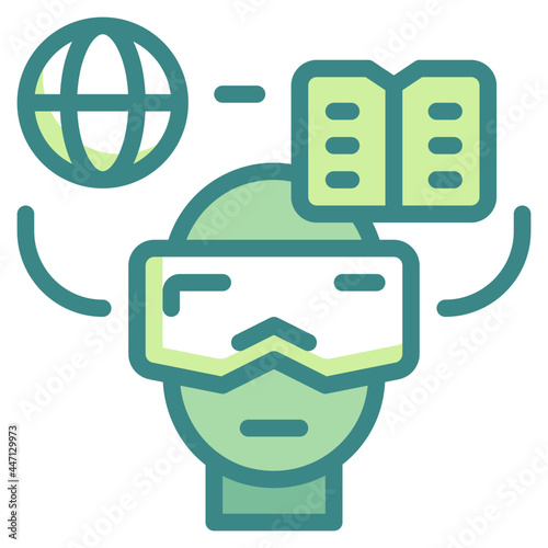 diploma blue line icon
