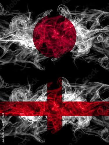 Smoke flags of Japan, Japanese and England, English