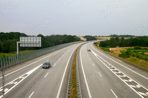 Motorway outside Silkeborg, Denmark