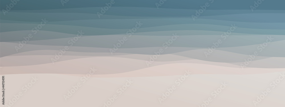 abstract waves fluid shape levels background delicate pastel color gradient. Trendy template for flyer poster business card landing page website. vector illustration eps 10