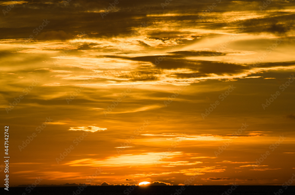 Obraz premium Sunset Caribbeam