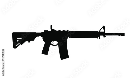 AR15 Springfield Armory Saint Rfile Silhouette