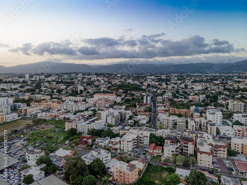 Aerial view of the Dominican Republic in high definition photo