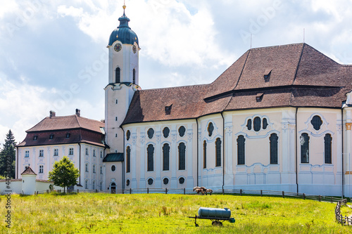 Wieskirche - Wallfahrtskirche zum Gegeißelten Heiland auf der Wies in Steingaden