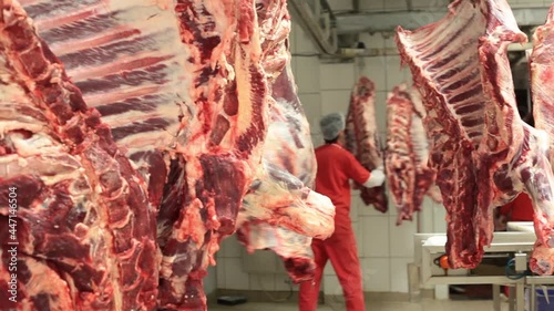 meat at the butcher