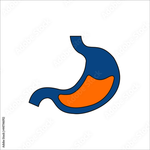 stomach   icons symbol vector elements for infographic web