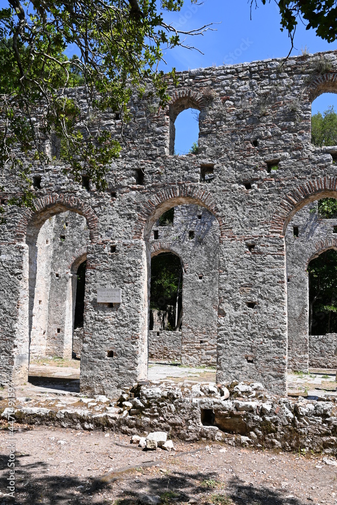 Butrint, Albanien - Frühchristlich-byzantinische Basilika Butrint, Albanien - Frühchristlich-byzantinische Basilika