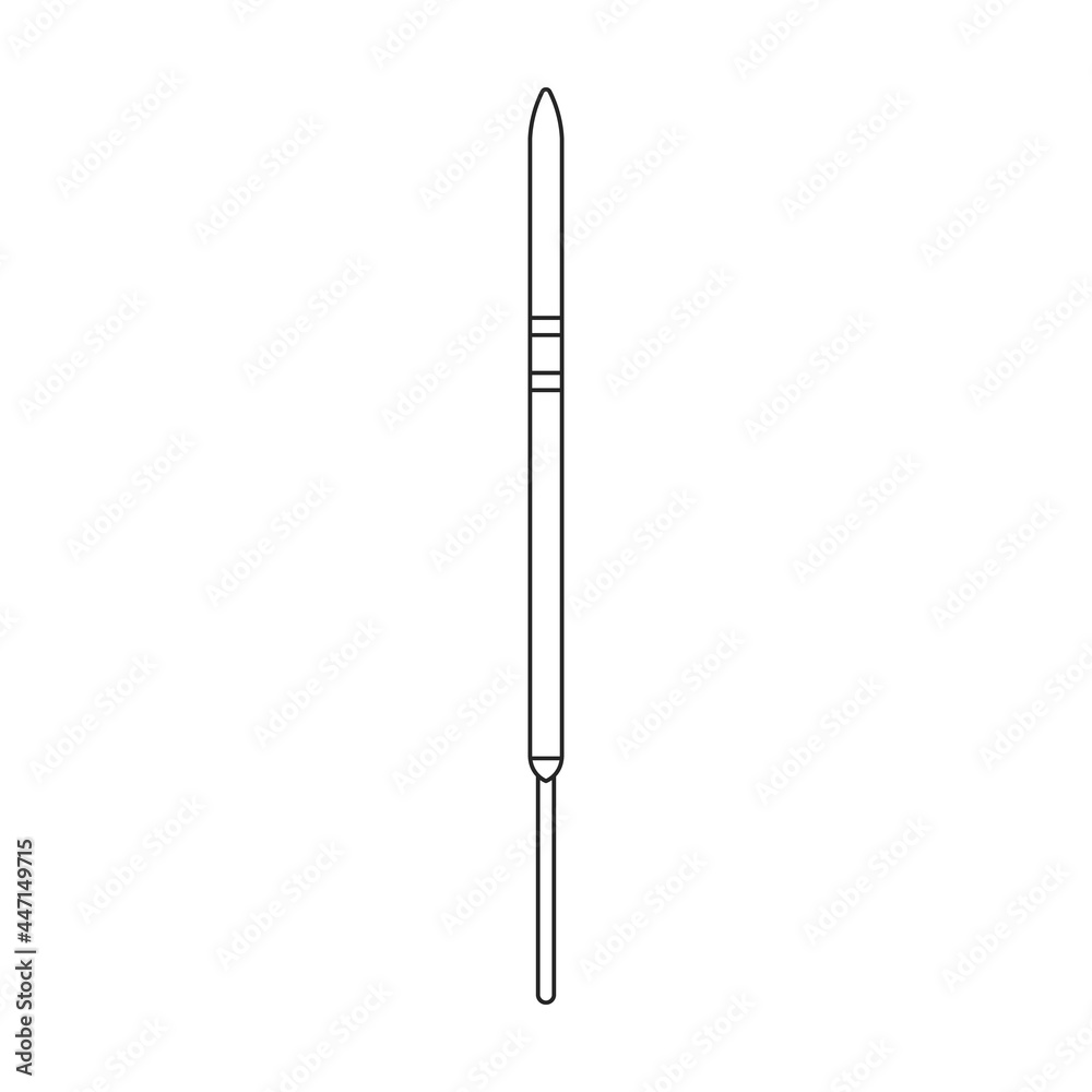 Fishing rod vector icon.Outline vector icon isolated on white background fishing rod. Fishing rod vector icon.Outline vector icon isolated on white background fishing rod.