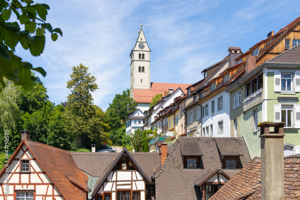 Obraz premium Altstadt von Meersburg am Bodensee