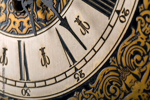Detail Of An Old Clock