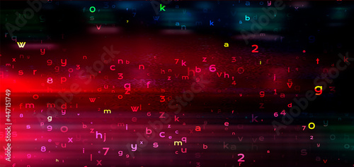 Futuristic Digital Technology Vector Background. Cyber Attack, Ransomware, Malware, Scareware