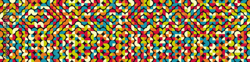 Abstract Geometric Pattern generative computational art illustration