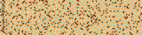 Abstract Geometric Pattern generative computational art illustration