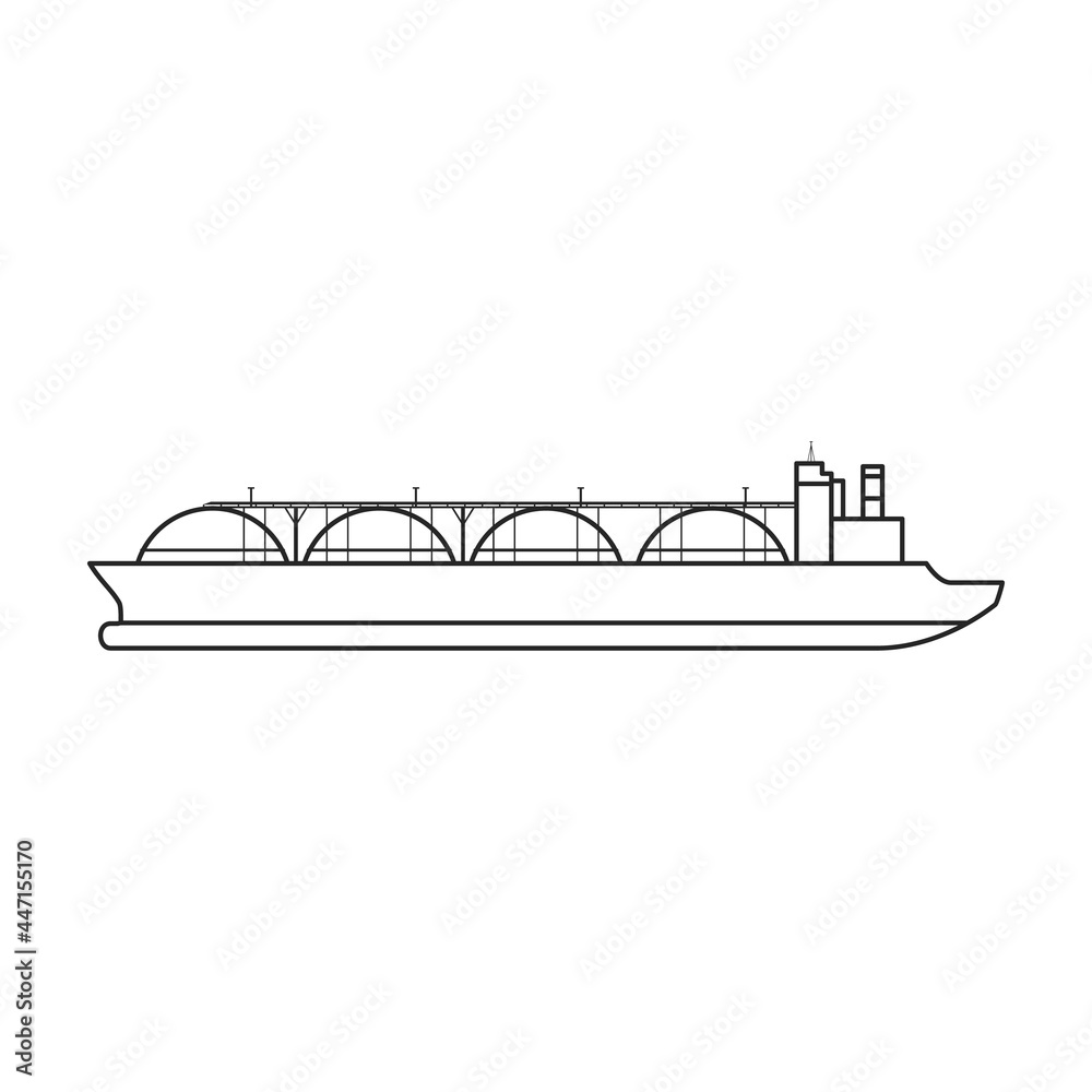 Barge vector icon.Outline vector icon isolated on white background barge. Barge vector icon.Outline vector icon isolated on white background barge.
