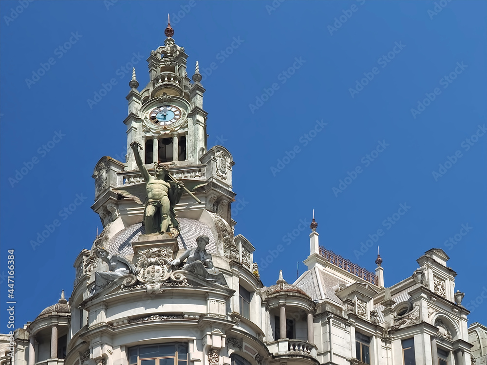 Beautiful architecture in Porto - former insurance company A Nacional by Marques da Silva