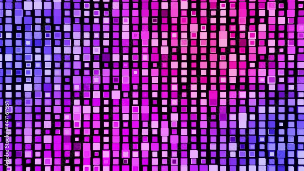 simple geometric background with red blue plates, looping smooth animation on plane in 4k. Creative colorful background. VJ loop. Gradient