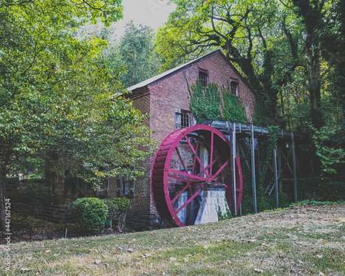 old mill in the forest