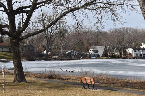 Lake Josephine in Very Early Spring photo