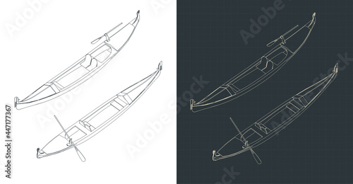 Gondola isometric blueprints