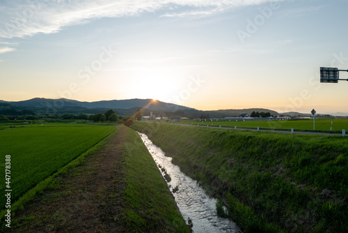 北海道の自然のある風景 Landscape with nature in Hokkaido 
