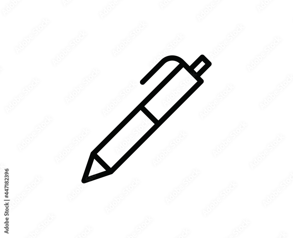 Pencil line icon