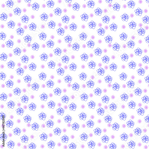 seamless pattern with flowers