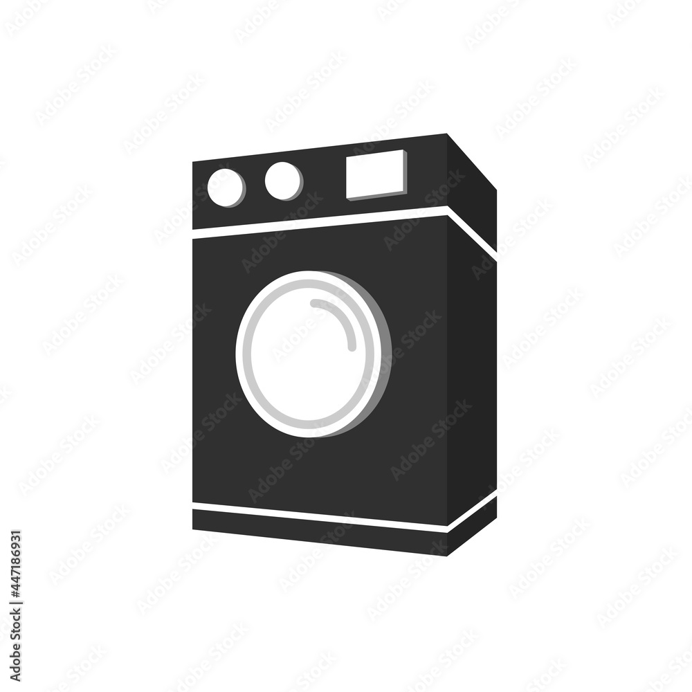 washing machine flat icon vector illustration washing machine flat icon vector illustration