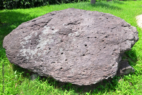 Dolmens in Guam-ri, Buan, South Korea. photo