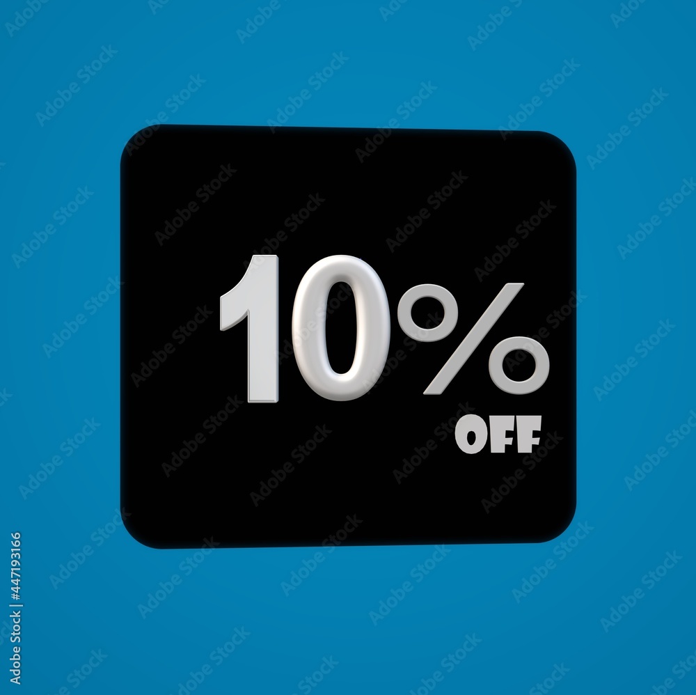 Sale off Blue banner with thirty three percent discount on a black balloon for mega big sales Sale off Blue banner with thirty three percent discount on a black balloon for mega big sales