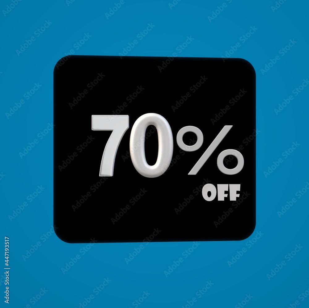 Sale off Blue banner with thirty three percent discount on a black balloon for mega big sales Sale off Blue banner with thirty three percent discount on a black balloon for mega big sales