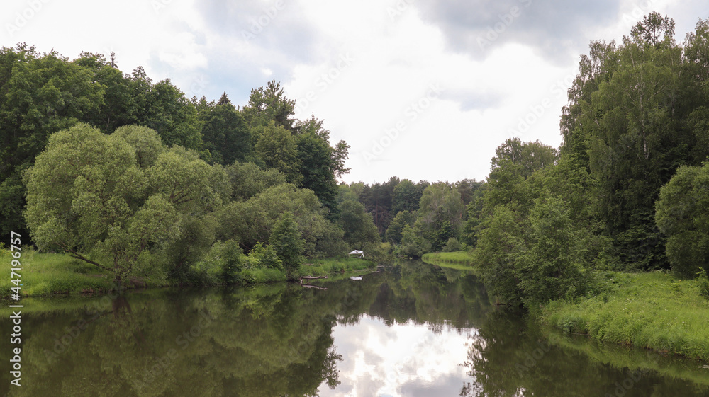 Beautiful summer landscape in the suburbs. Russia. 4 Beautiful summer landscape in the suburbs. Russia. 4