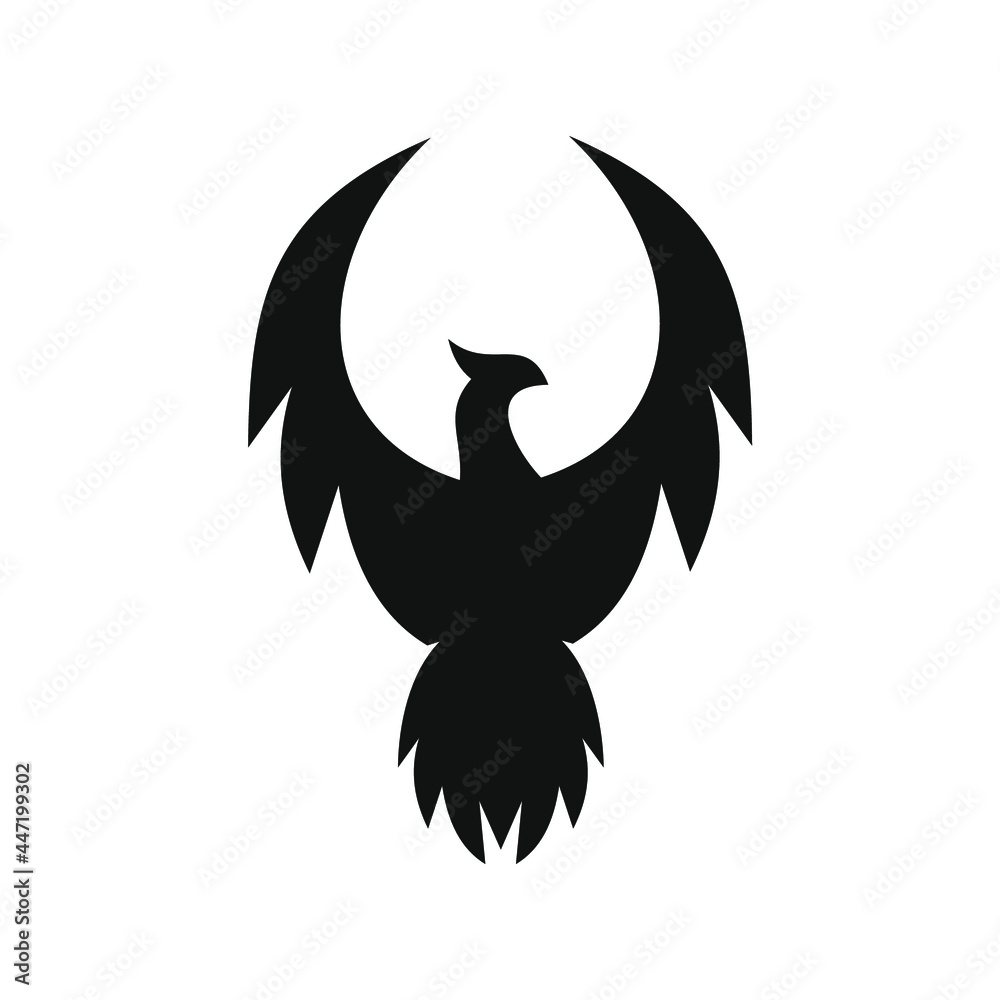 Obraz premium phoenix unique logo design vector template 
