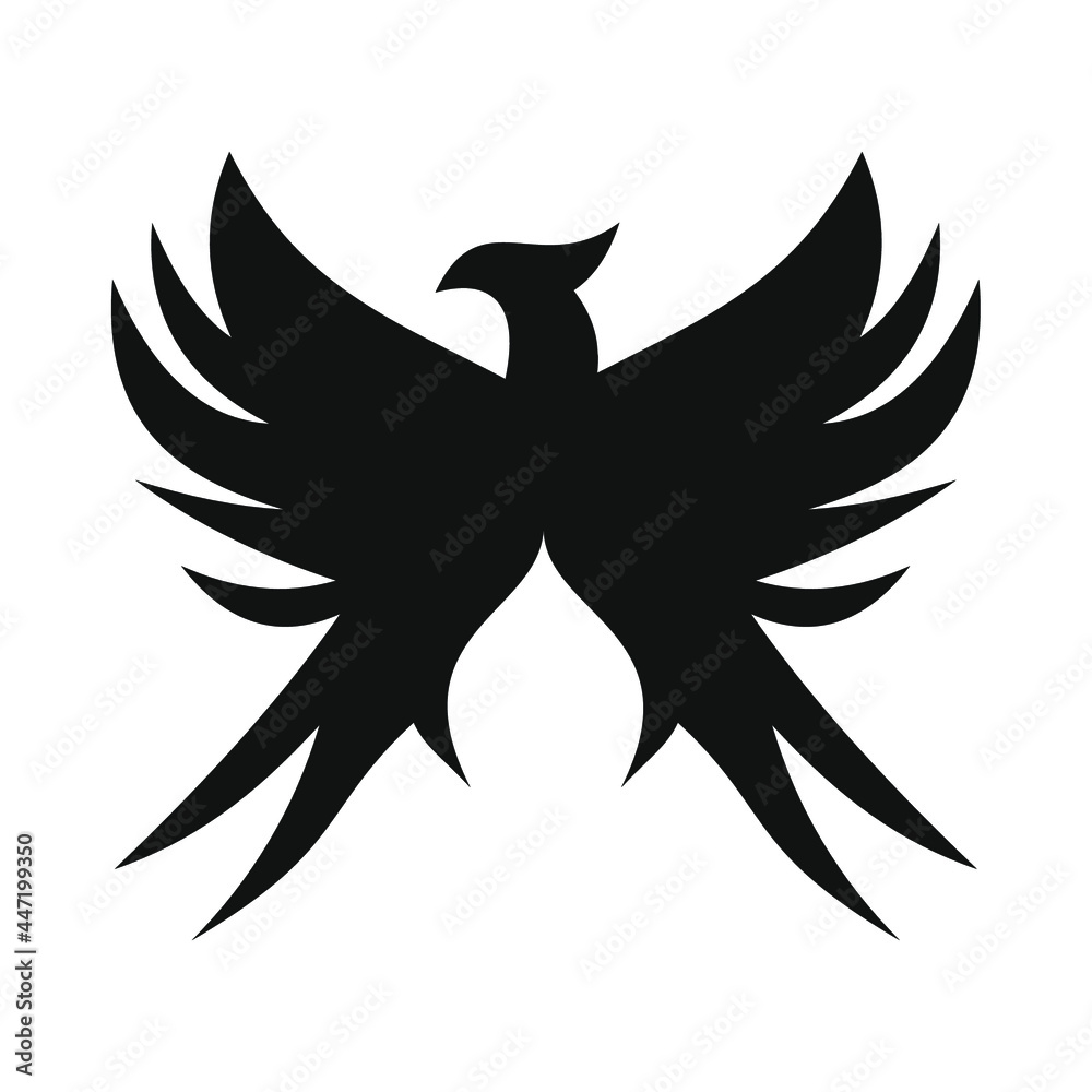 Obraz premium phoenix unique logo design vector template 