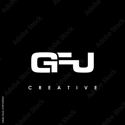 GFJ Letter Initial Logo Design Template Vector Illustration