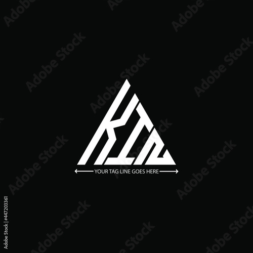 KIN letter logo creative design. KIN unique design
