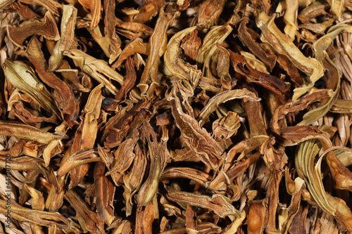 dry sword bean close-up
