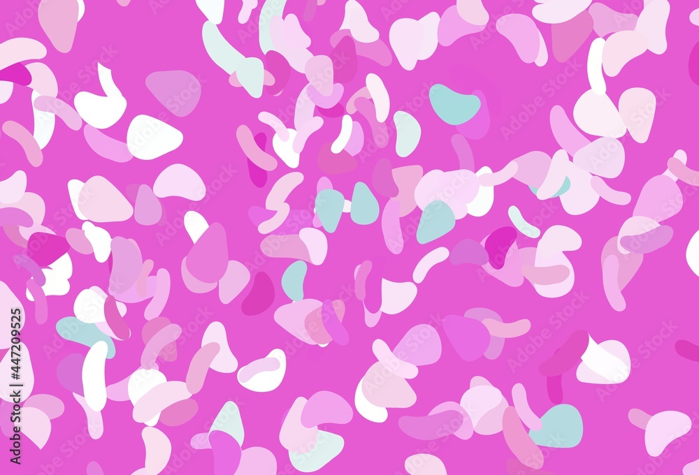 Light pink, blue vector template with memphis shapes. Light pink, blue vector template with memphis shapes.