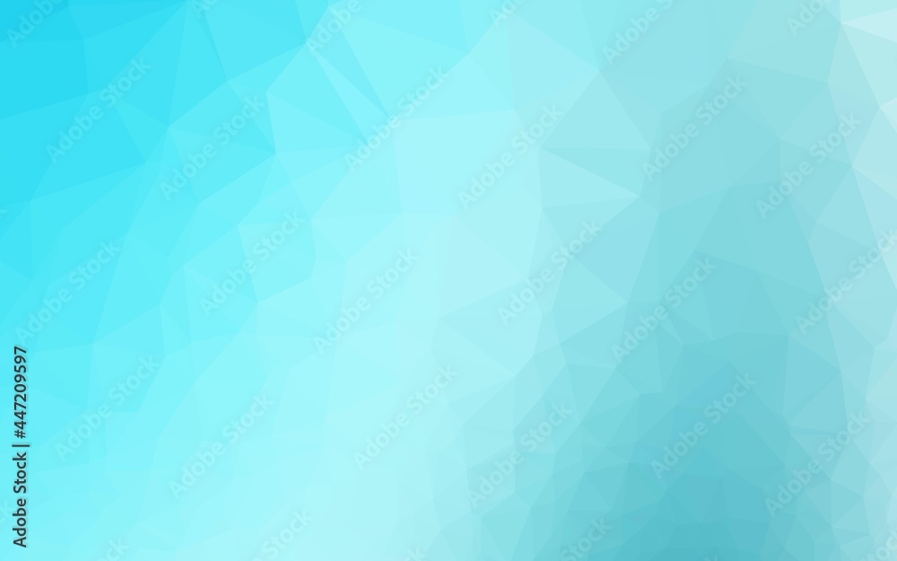 Light BLUE vector blurry triangle texture.
