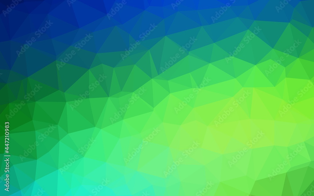 Dark Blue, Yellow vector polygonal background. Dark Blue, Yellow vector polygonal background.