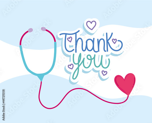 thnak you medical stethoscope