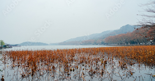Hangzhou West Lake in winter