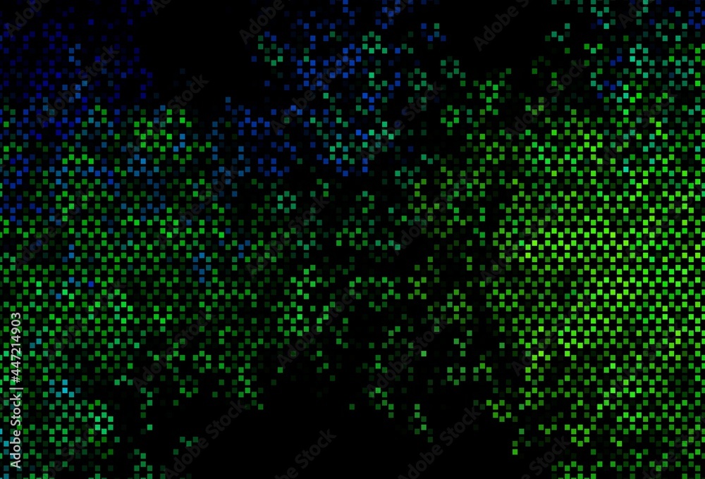 Dark Blue, Yellow vector pattern with crystals, rectangles. Dark Blue, Yellow vector pattern with crystals, rectangles.