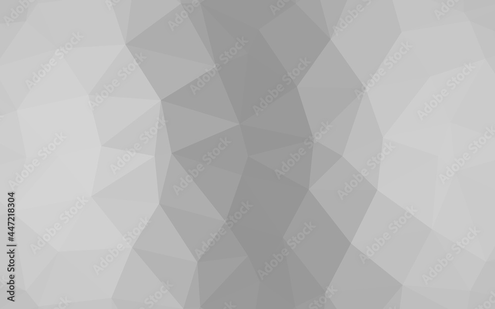 Light Silver, Gray vector triangle mosaic cover. Light Silver, Gray vector triangle mosaic cover.