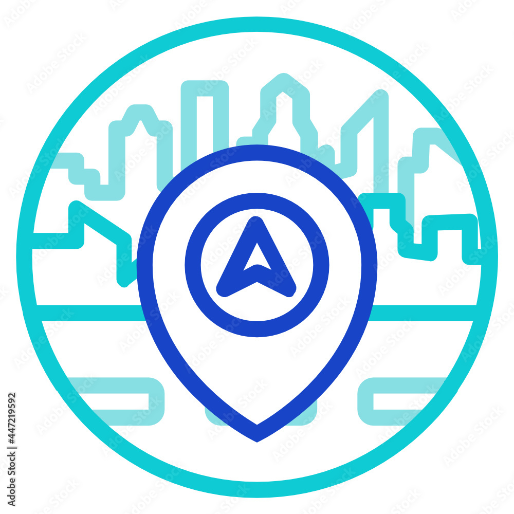 Location ,City Tourism outline icon. Location ,City Tourism outline icon.